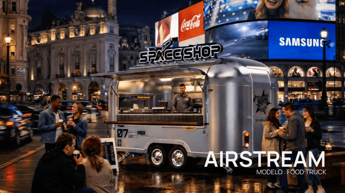 AIRSTREAM FOOD TRUCK REBOQUE